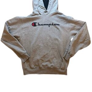 Champion Men's Gray Hoodie Sweater